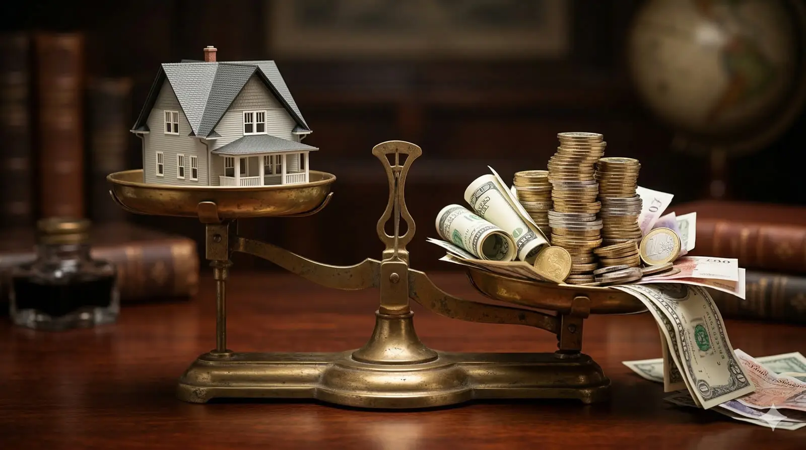 Cross-section of a house revealing hidden layers and costs inside the walls